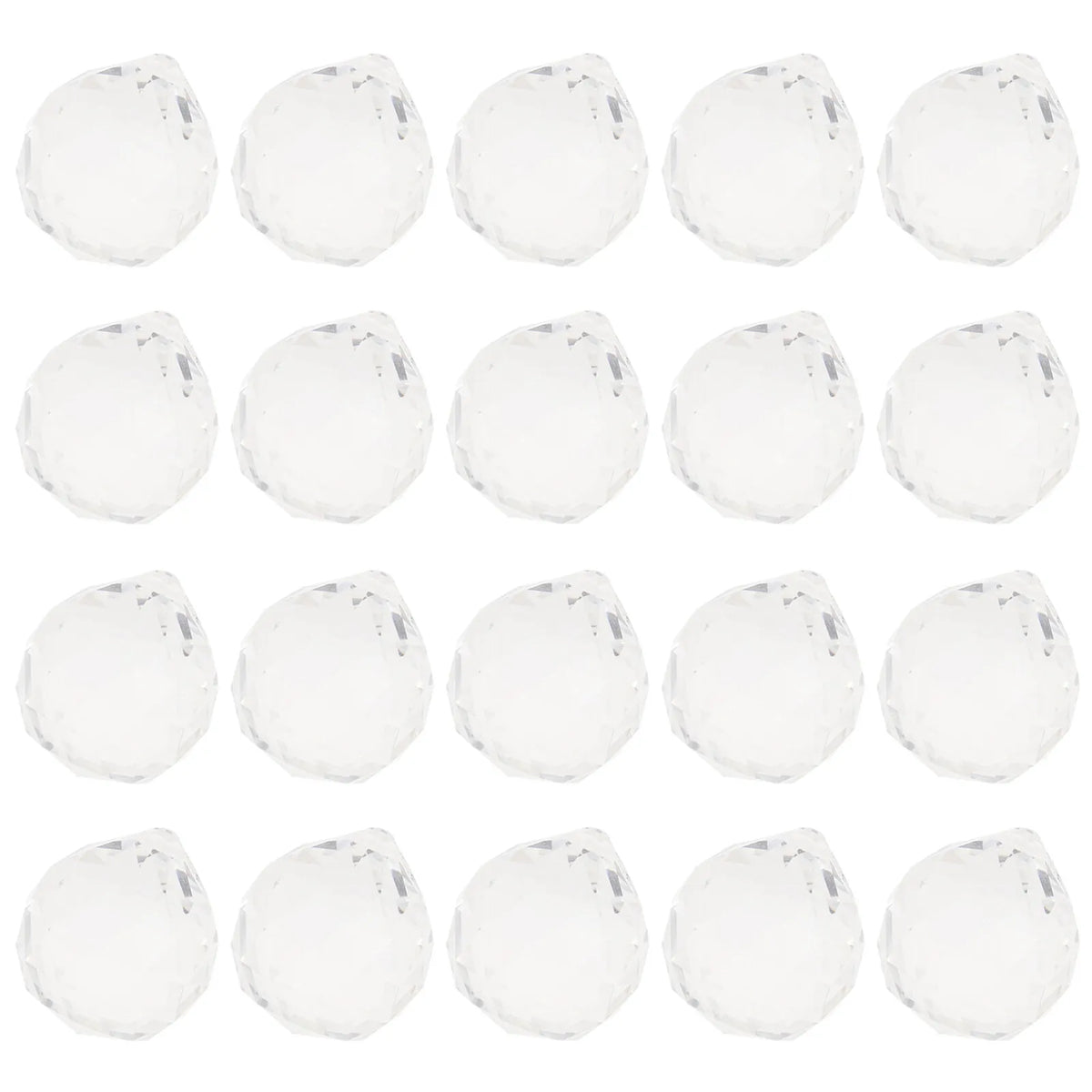 24-Pack Crystal Sun Catcher Prisms – Rainbow Window Décor Crystal Window Decor SWANS Default Title