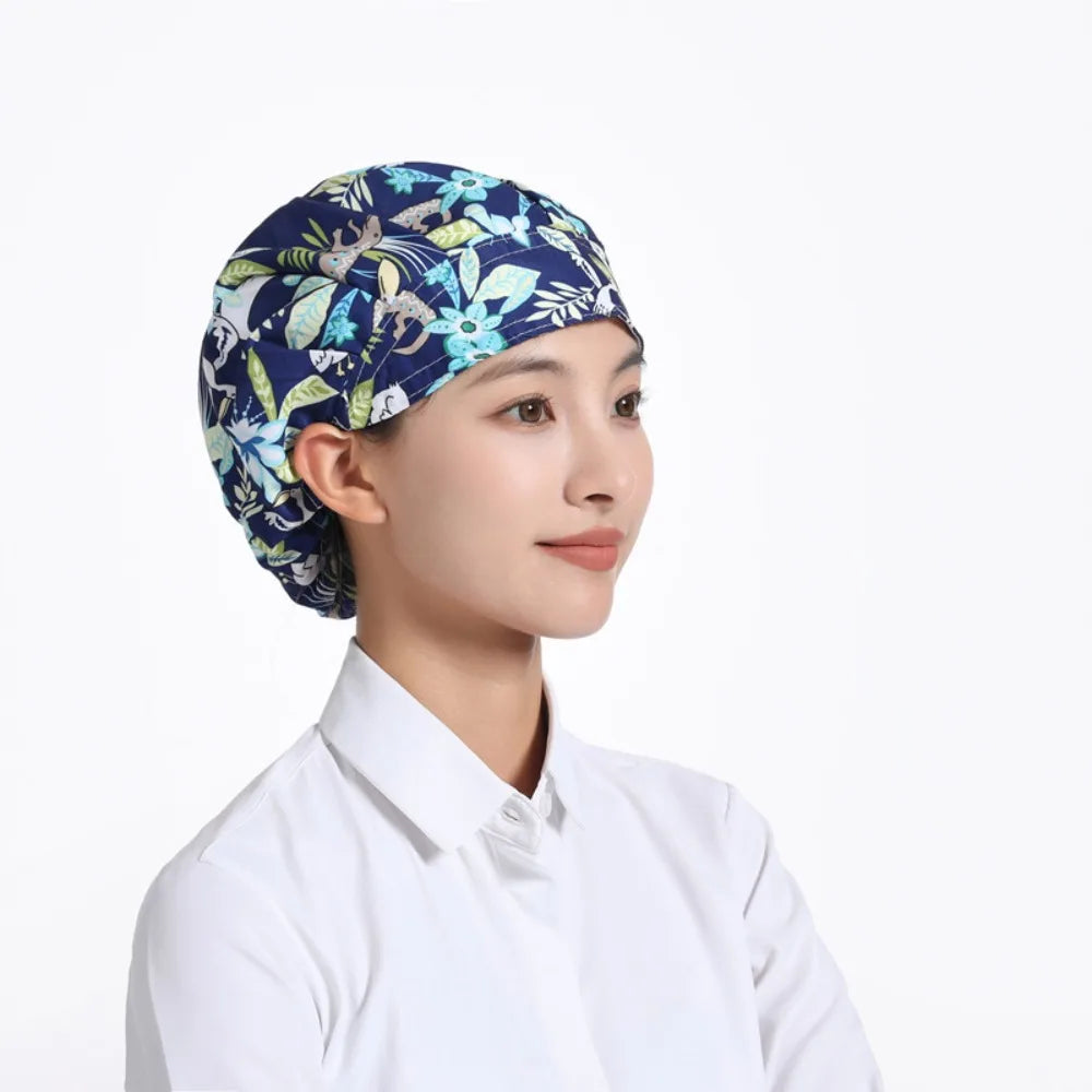 Adjustable Cotton Chef Hat – Breathable Dustproof Cooking Cap Chef Hat SWANS