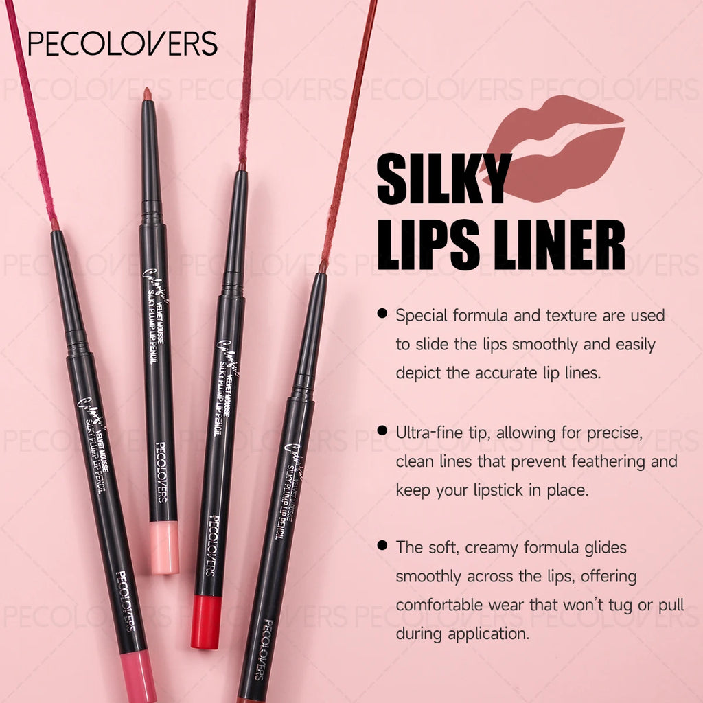Matte Lip Liner – Long-Lasting Waterproof Lip Pencil Lip Liner SWANS