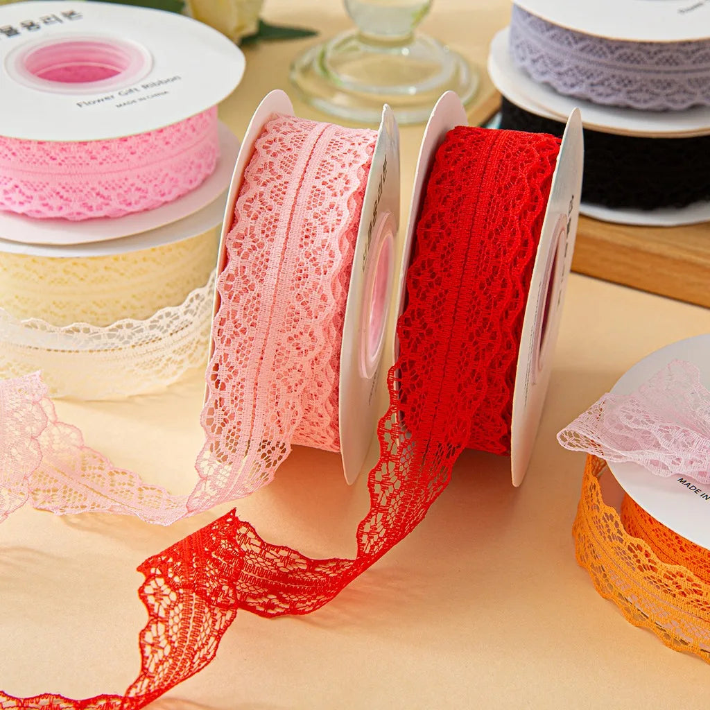 Nylon Lace Ribbon 50 Yards – DIY Wedding & Craft Decoration Decorative Lace Ribbon SWANS
