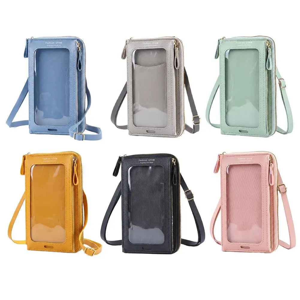 Women's Touchscreen Crossbody Phone Bag – Anti-Theft Mini Wallet Crossbody Phone Bag SWANS