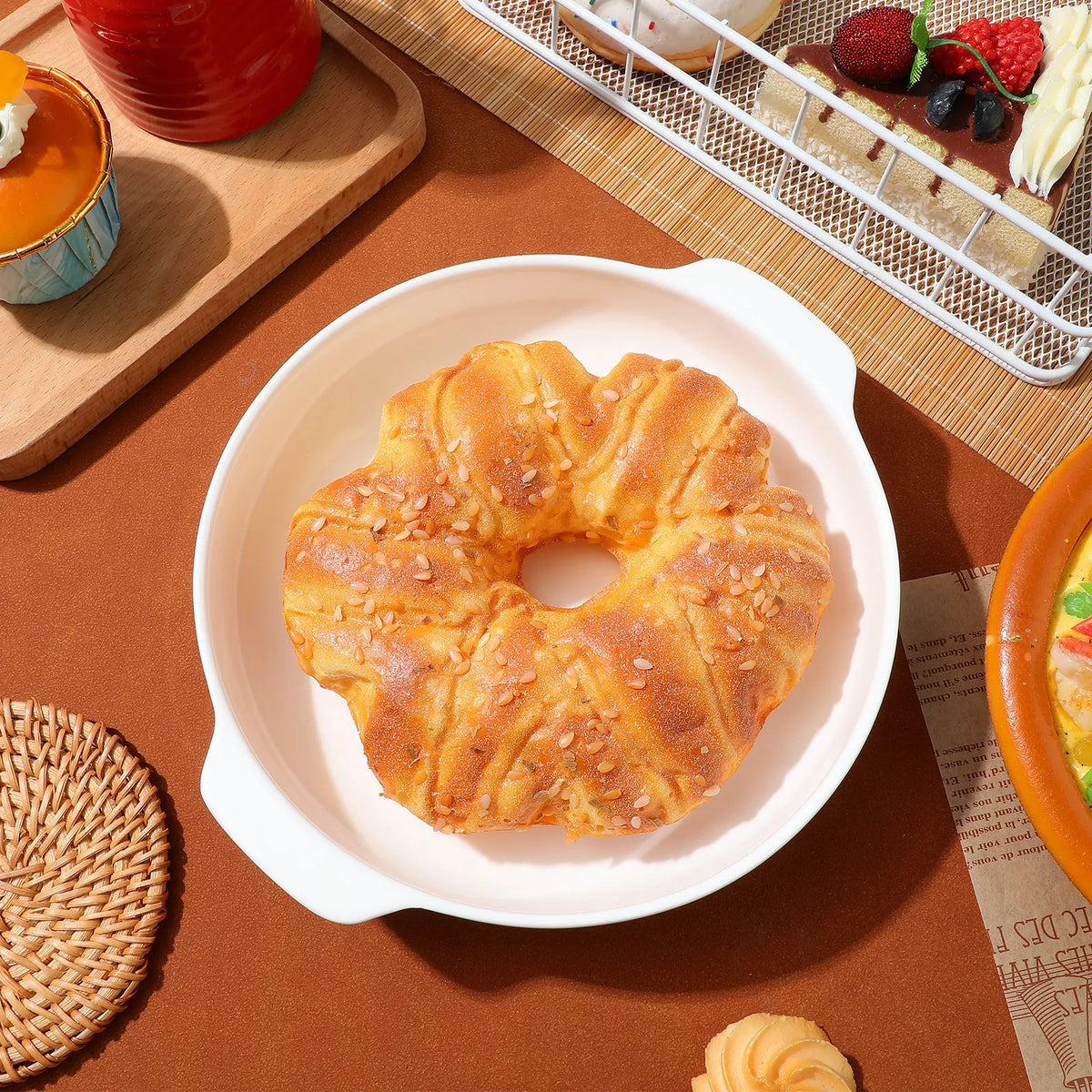 WINOMO Ceramic Pie Pan Baking Dish – Oven & Microwave Safe Ceramic Baking Dish SWANS other