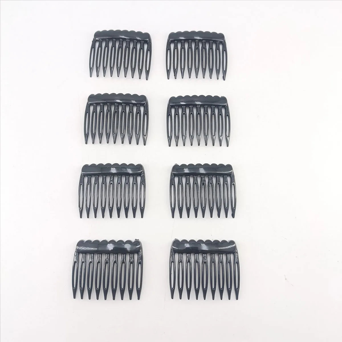 SWANS 8-Pack Plastic Hair Side Combs – Strong Hold Women Hair Side Combs SWANS Black Size fits all