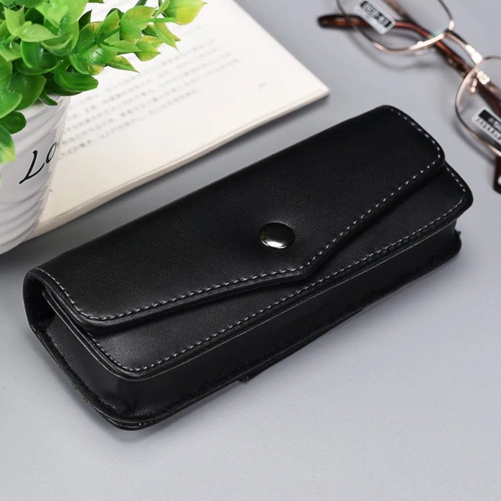 SWANS Belt Clip Portable Glasses Case – Unisex Slim Carry Eyewear Case SWANS black