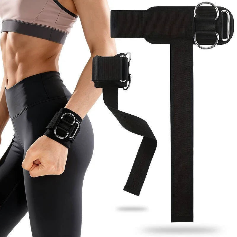 SWANS D-Ring Lifting Wrist Straps – Gym Grip Support Unisex Lifting Wrist Straps SWANS