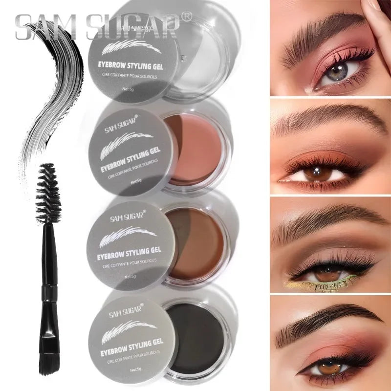 Waterproof Eyebrow Styling Gel – Long-Lasting Brow Dye Wax Eyebrow Styling Gel SWANS