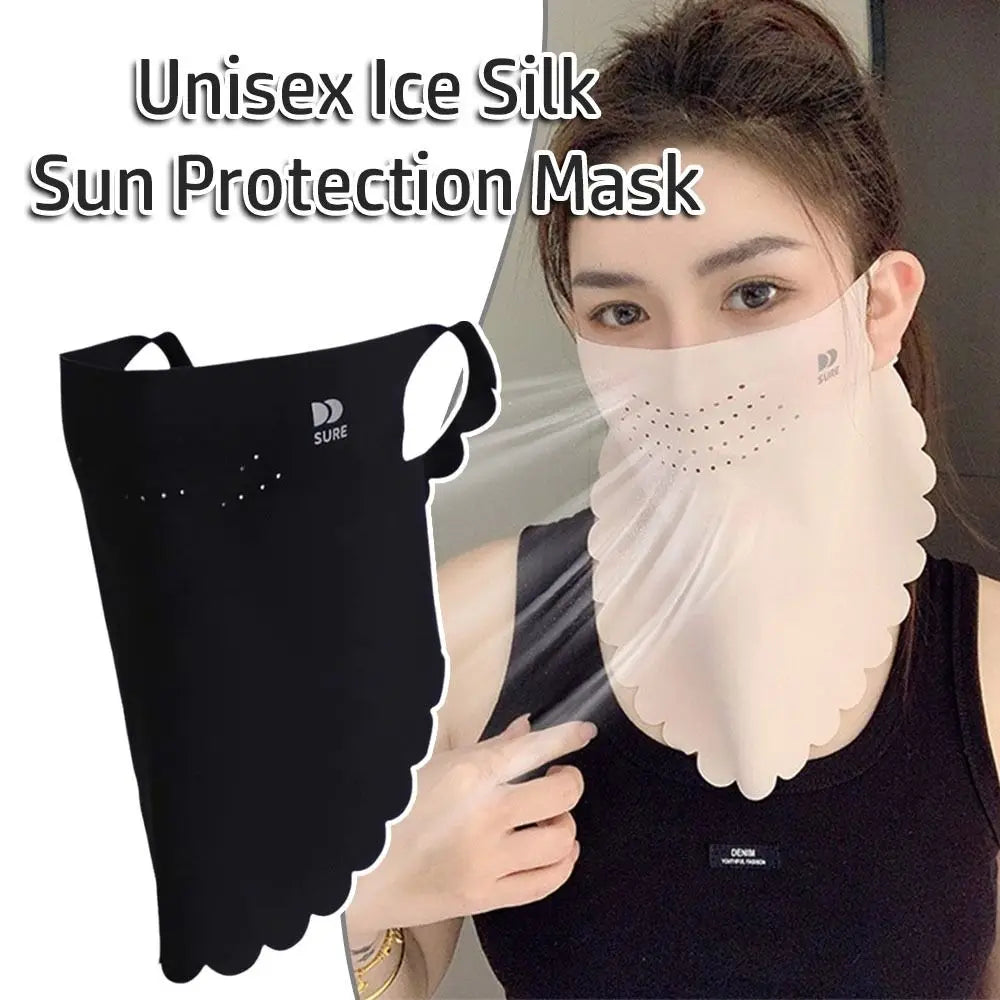 UPF 50+ Sun Protection Face Mask & Neck Scarf – Breathable Sun Protection Scarf SWANS
