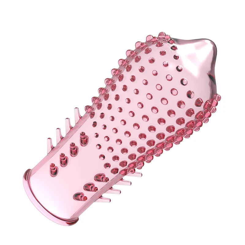 4PCS 3D Reusable Penis Sleeve Set – Couples Intimacy Enhancer Intimate Sleeve Set SWANS