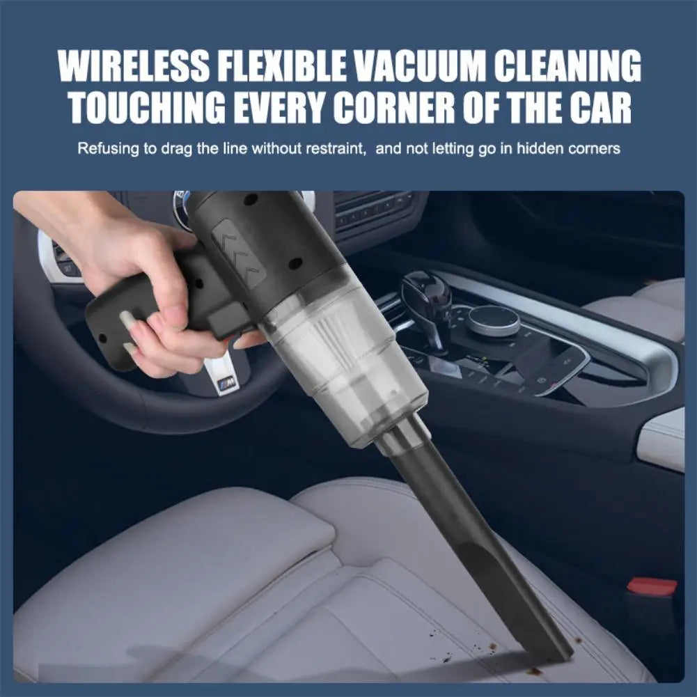 SWANS Cordless Car Vacuum – Type-C Wireless Portable Cleaner Cordless Car Vacuum SWANS