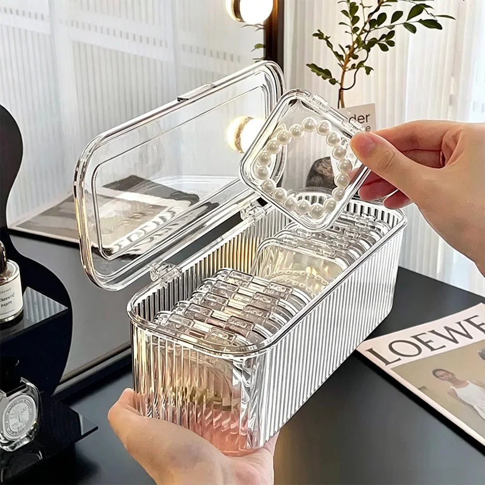 Clear Anti-Tarnish Bracelet & Bangle Jewelry Storage Box Jewelry Storage Box SWANS