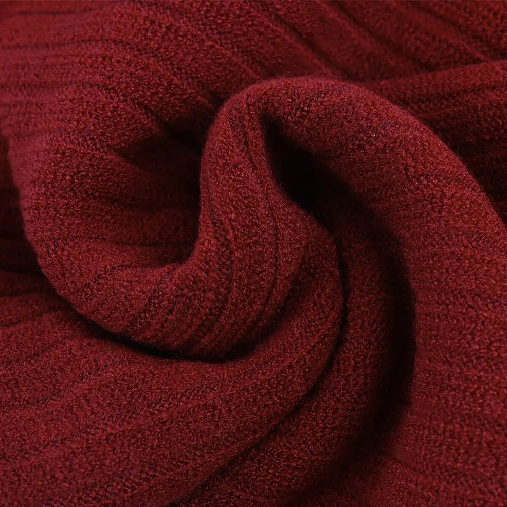 Fleece Lined Neck Gaiter – Windproof Knit Winter Loop Scarf Winter Neck Gaiter SWANS