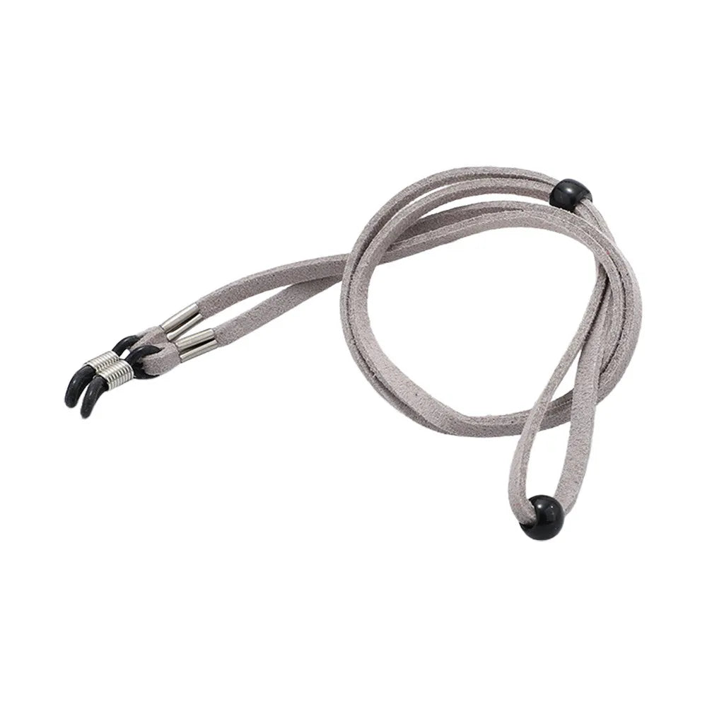 Suede Eyeglasses Retainer Strap – Elastic Holder Cord 71cm Eyewear Retainer Strap SWANS Grey