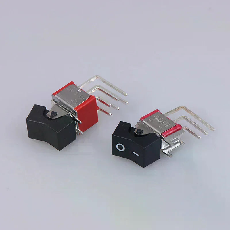 RLS-202-A4 Ship Type Rocker Arm Side Switch – Metal Button Rocker Arm Switch SWANS