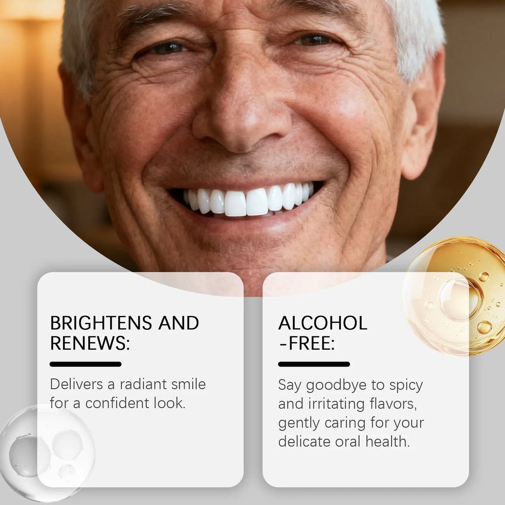SWANS Whitening Mouthwash – Fresh Breath & Gum Care 237ml Whitening Mouthwash SWANS