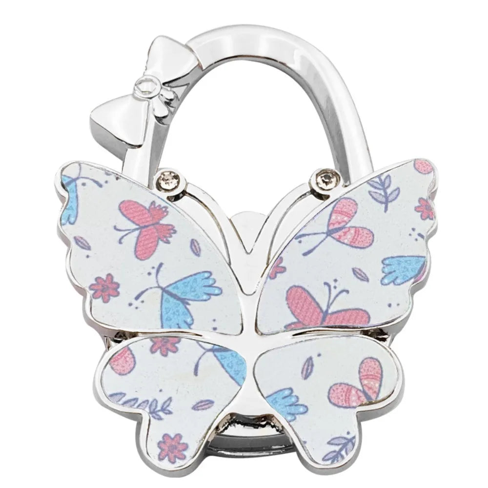 SWANS Butterfly Desk Hook – Foldable Aluminum Purse Hanger Desk Purse Hook SWANS 9
