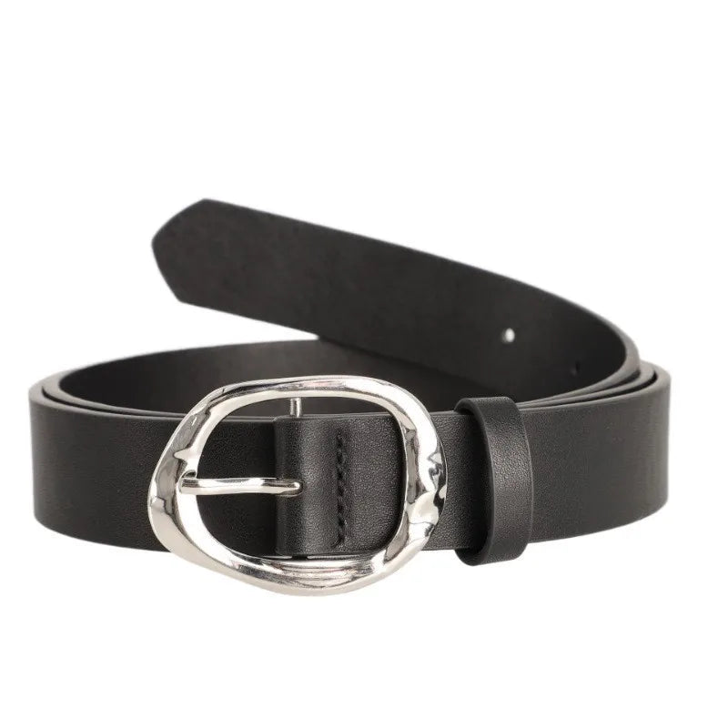 Unisex Fashion Belt Metal Needle Buckle – Casual & Formal Wear Fashion Belt SWANS