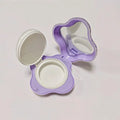 15g Empty Flip Cushion Compact – Portable Makeup Case & Mirror Makeup Compact Case SWANS Purple