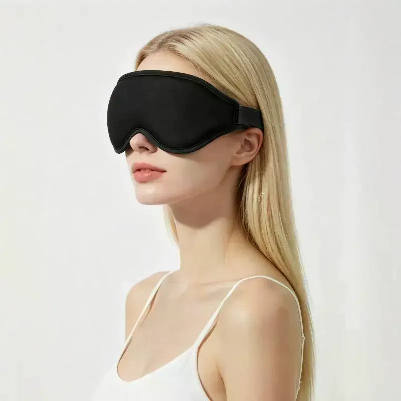 3D Contoured Sleep Mask – 100% Light Blocking, Zero Eye Pressure Sleep Eye Mask SWANS