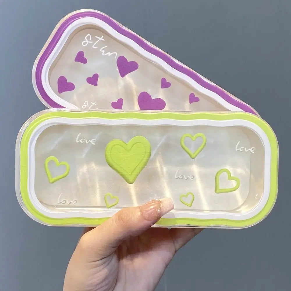 Transparent Plastic Glasses Case – Portable Sunglasses Storage Box Eyeglasses Case SWANS