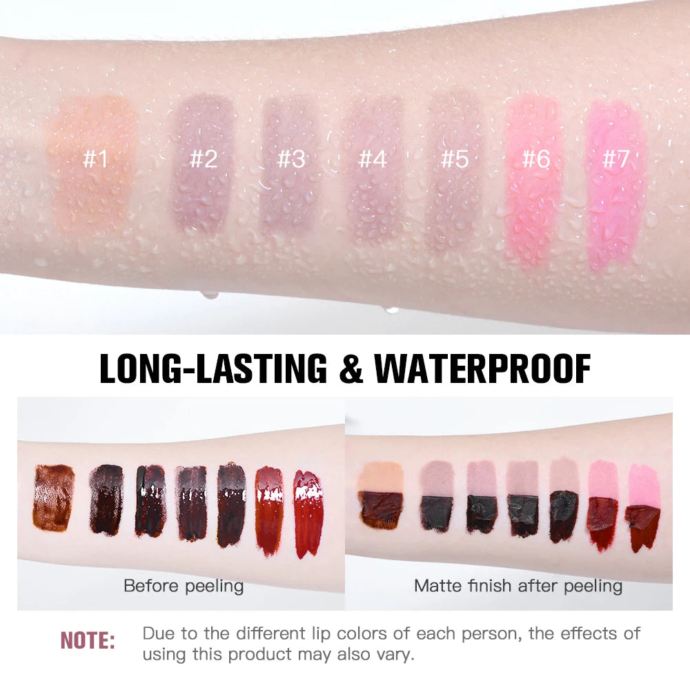 2-in-1 Peel Off Lip Liner & Lip Oil – Waterproof, 7 Colors Lip Liner & Lip Oil SWANS