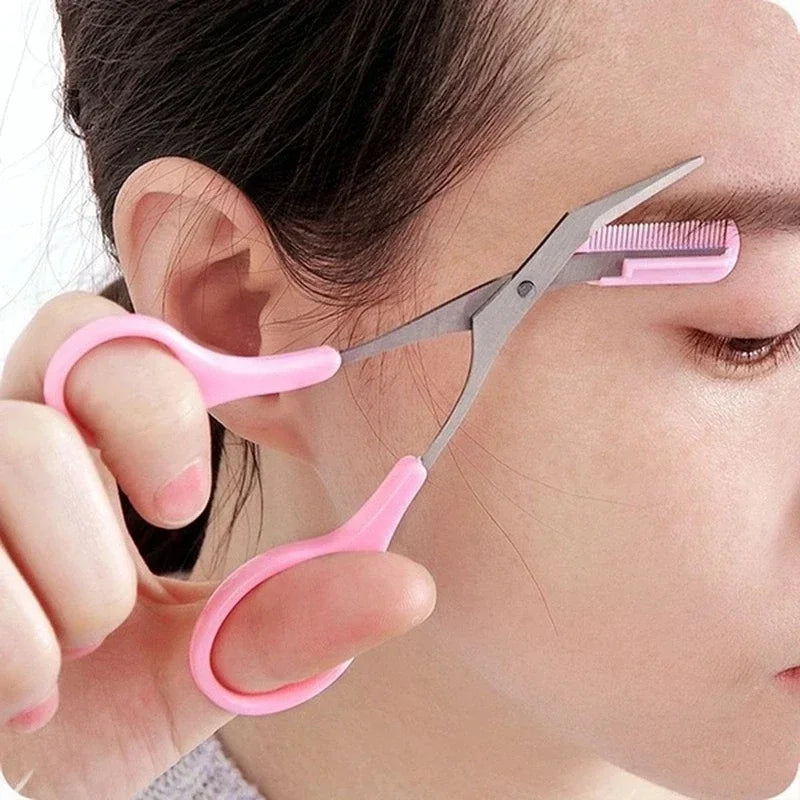 SWANS Eyebrow Scissors with Comb & Tweezers Grooming Kit Eyebrow Grooming Kit SWANS