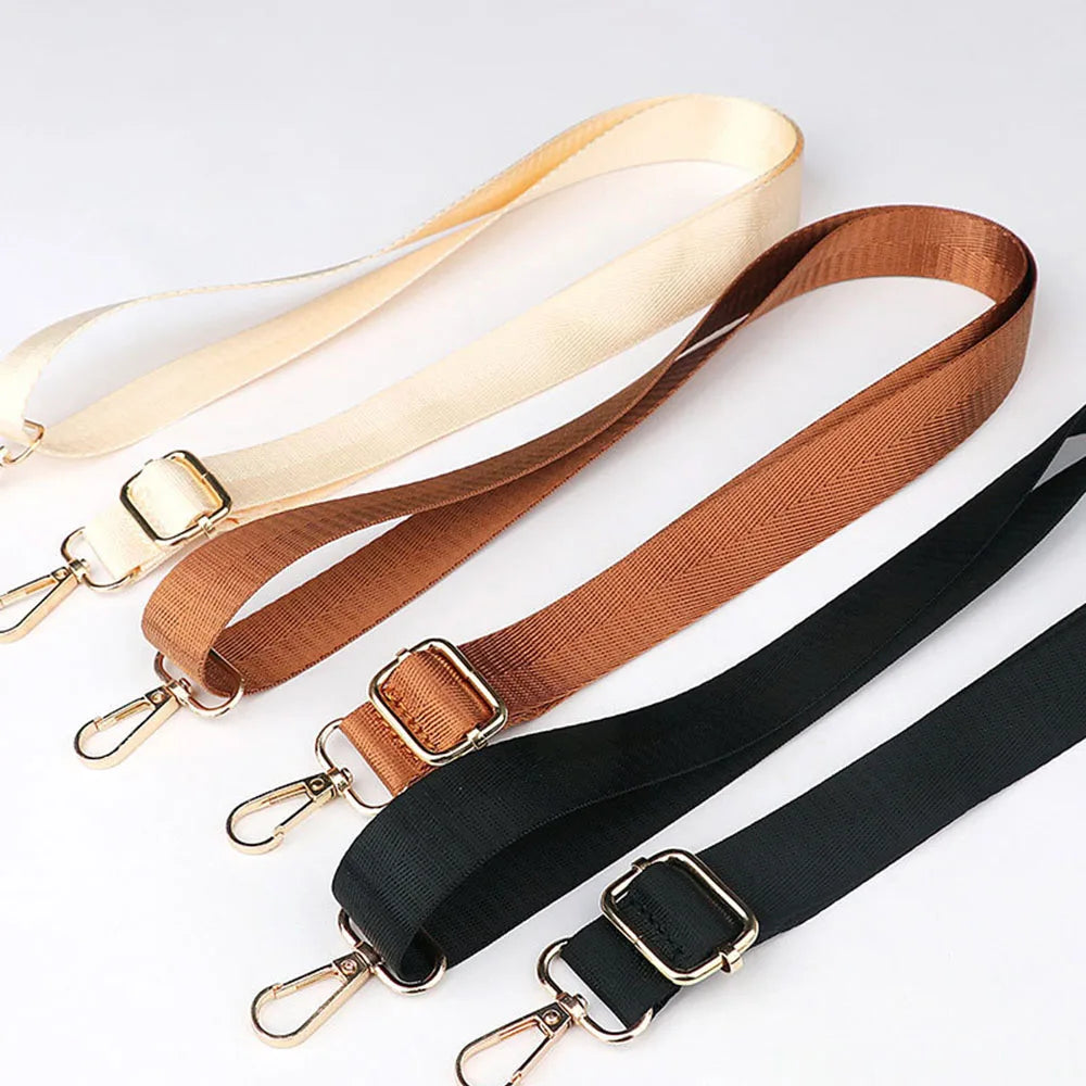 1.3M Adjustable Nylon Shoulder Bag Strap with Lobster Clasp Replacement Bag Strap SWANS