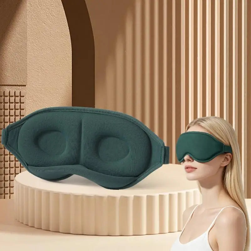 3D Contoured Sleep Mask – 100% Light Blocking, Zero Eye Pressure Sleep Eye Mask SWANS A4