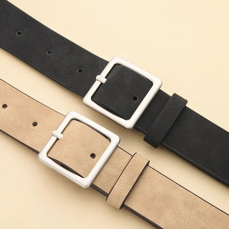 Women's Vintage Needle Buckle PU Leather Belt | Casual & Party PU Leather Belt SWANS