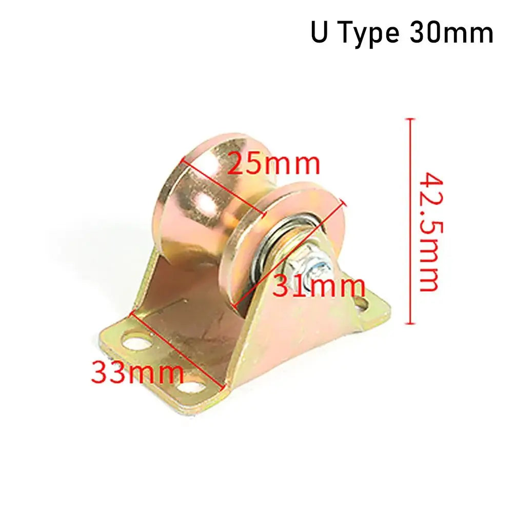 U/V/H Track Wheel Bearing Pulley – Sliding Door Roller Sliding Door Roller SWANS U Type 30mm