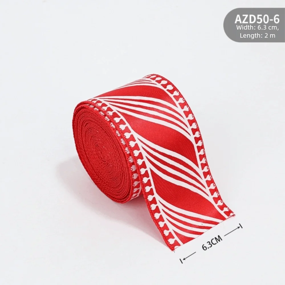 2M Christmas Plaid Burlap Ribbon – Snowman & Snowflake DIY Christmas Craft Ribbon SWANS F