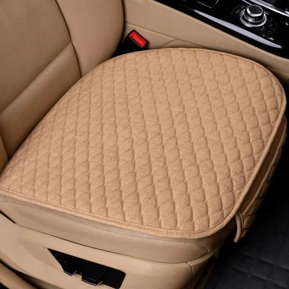 SWANS Linen Car Seat Cushion – Non-Slip All-Season Pad Car Seat Cushion SWANS