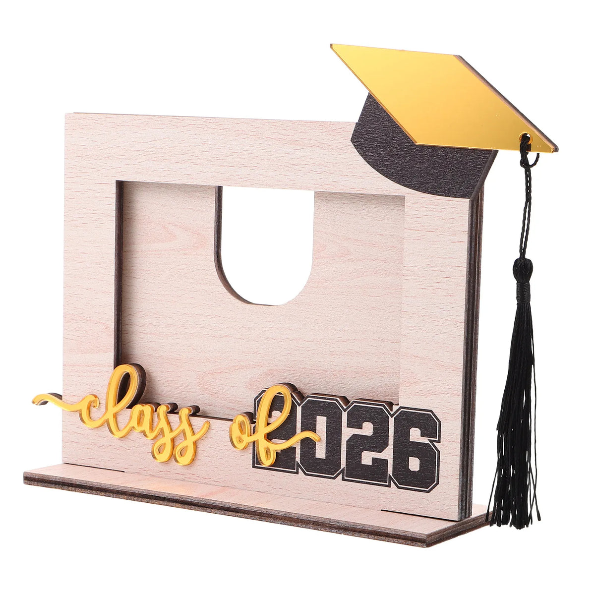 Wooden Graduation Photo Frame Class of 2026 | Grad Gift Graduation Picture Frame SWANS