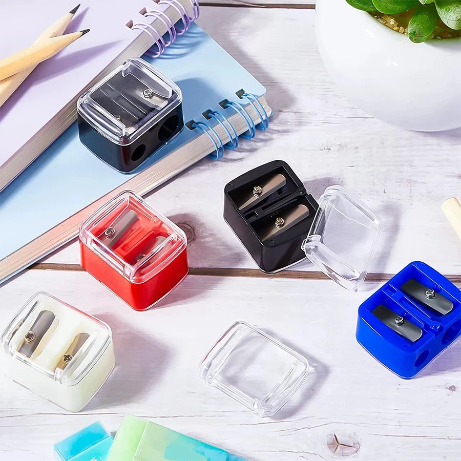 SWANS Mini Manual Pencil Sharpener – Compact 1/3/6 Pack Manual Pencil Sharpener SWANS