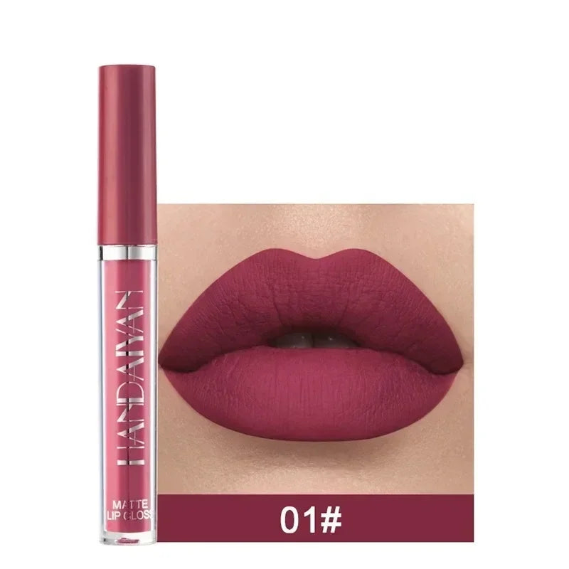 6-Piece Matte Velvet Lipstick Set – Waterproof Long-Lasting Nude Lipstick Set SWANS style2-01 1pcs