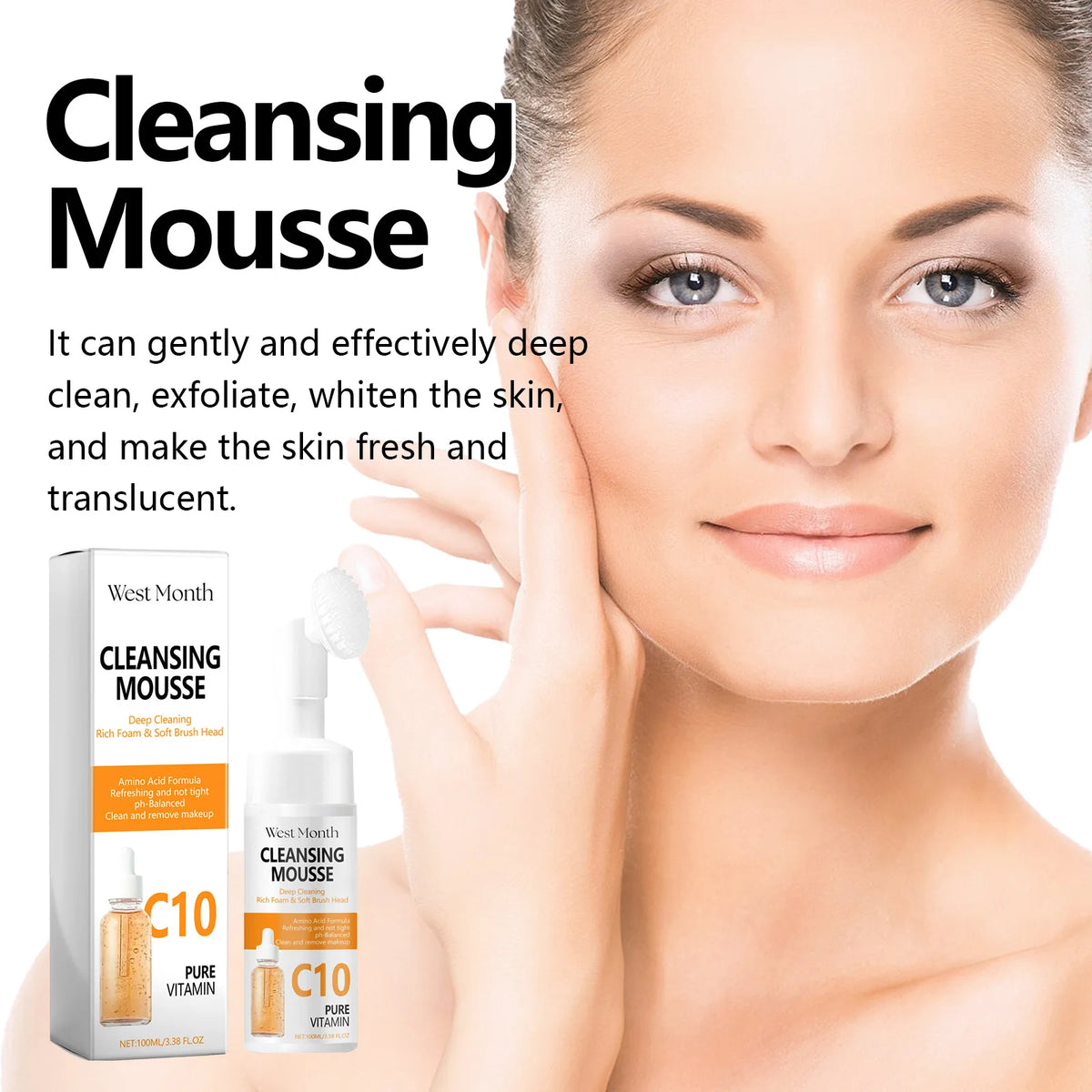 WEST MONTH Vitamin C Amino Acid Facial Cleanser 100ml Facial Cleanser SWANS
