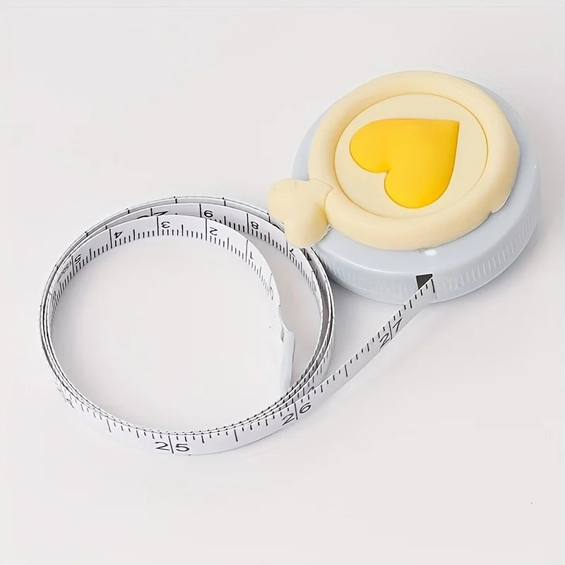 Mini Sewing Tape Measure – 1.5M Portable Body & Tailor Ruler Sewing Tape Measure SWANS YELLOW