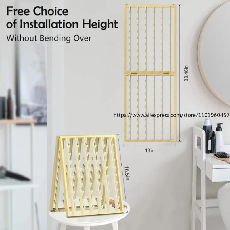 Wooden Thread Rack 120 Spool Wall Hanging Organizer Stand Thread Rack Organizer SWANS
