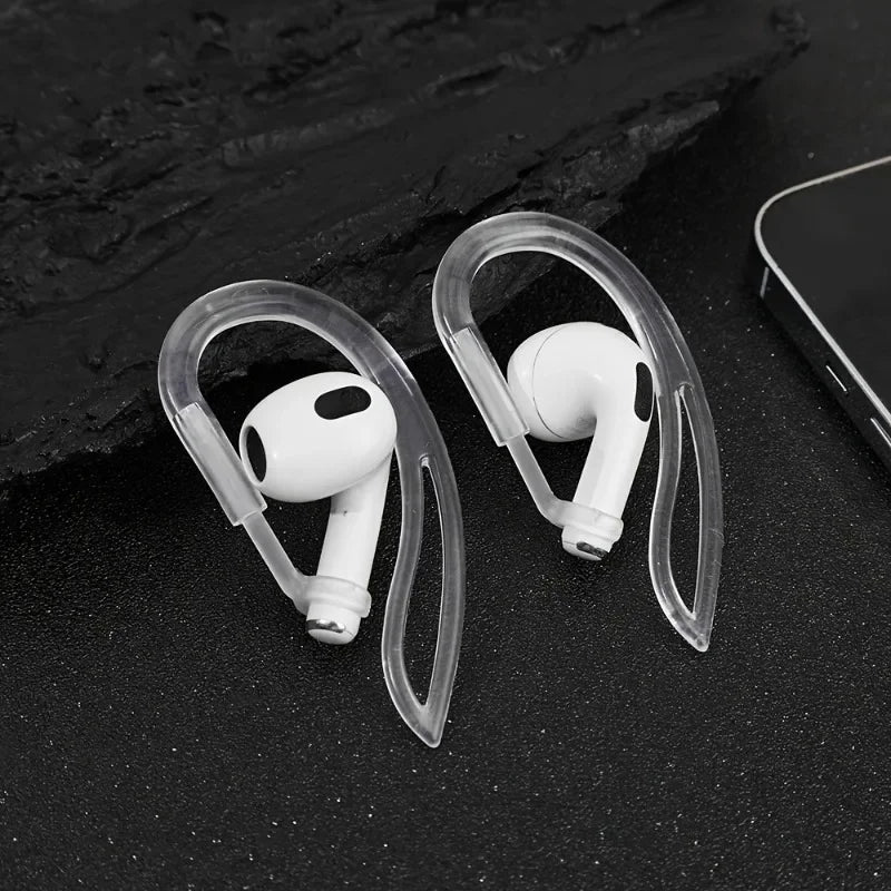 Silicone Ear Hooks for Wireless Earphones – Anti-Slip Sports Clip Earphone Accessories SWANS