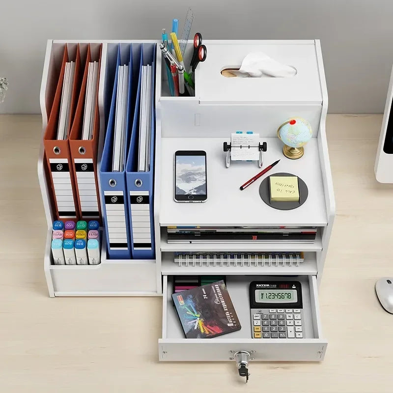 SWANS Multifunctional Desktop Storage Drawer & Organizer Desktop Drawer Organizer SWANS