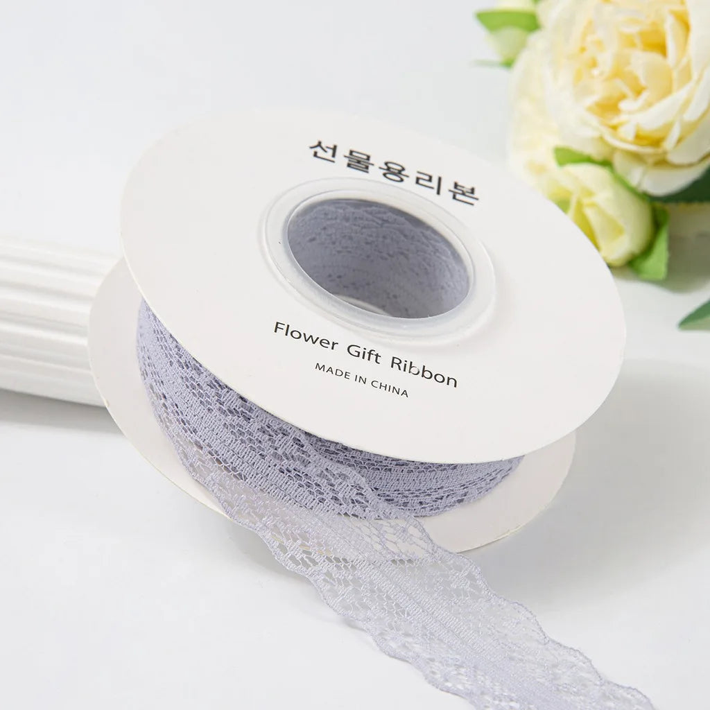 Hollow Out Polyester Lace Ribbon 3cm x 25 Yards – DIY Crafts Lace Craft Ribbon SWANS Light Grey-3cm 25y