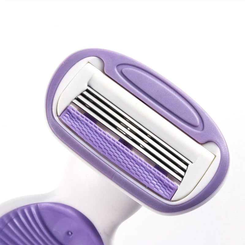 Yunchi Mini Women's Manual Razor – 3-Layer Blade Shaver Women's Manual Razor SWANS