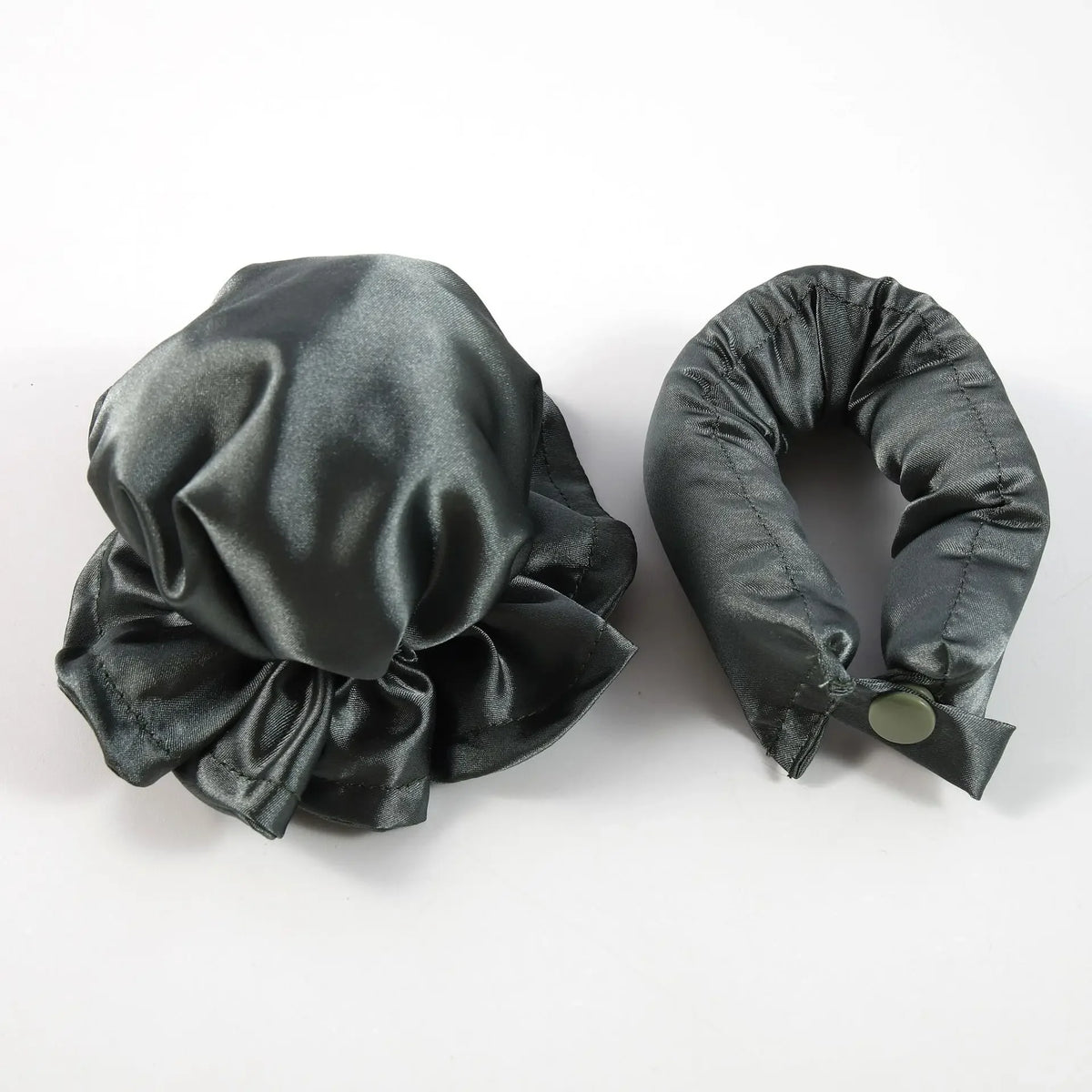 Heatless Hair Curler – Foam Silk Curling Rod Headband Set Heatless Hair Curler SWANS Army Green