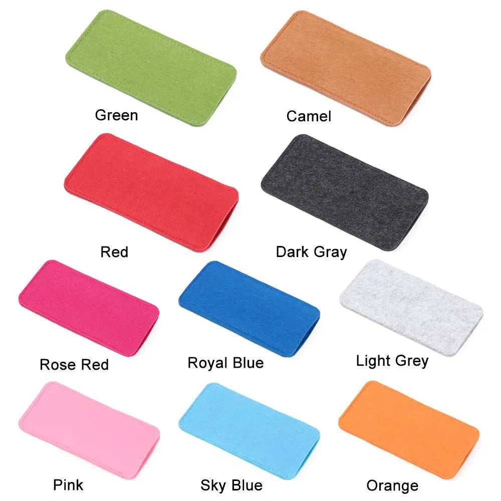 Soft Felt Glasses Case – Portable Eyewear Sleeve Pouch Eyewear Sleeve Case SWANS