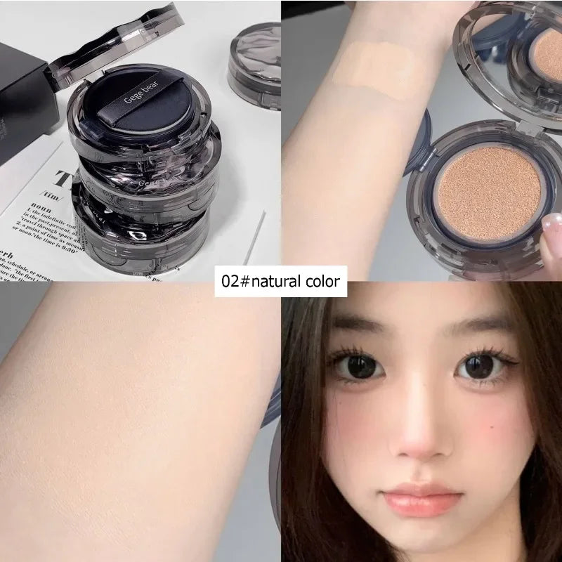 Korean Air Cushion BB Cream Foundation – Moisturizing & Oil Control BB Cream Foundation SWANS Oil-control 02natura