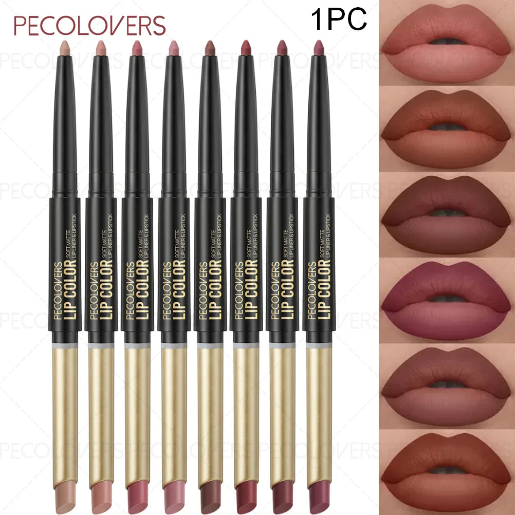 SWANS Waterproof Lip Liner & Lipstick Pen – Long-Lasting Color Lip Liner Pen SWANS