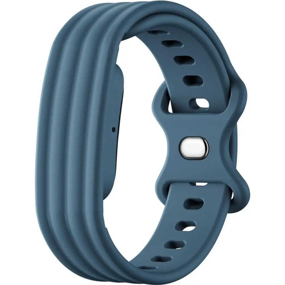 Silicone Watch Band for Google Fitbit Air – Butterfly Buckle Smartwatch Band SWANS Lemon Blue