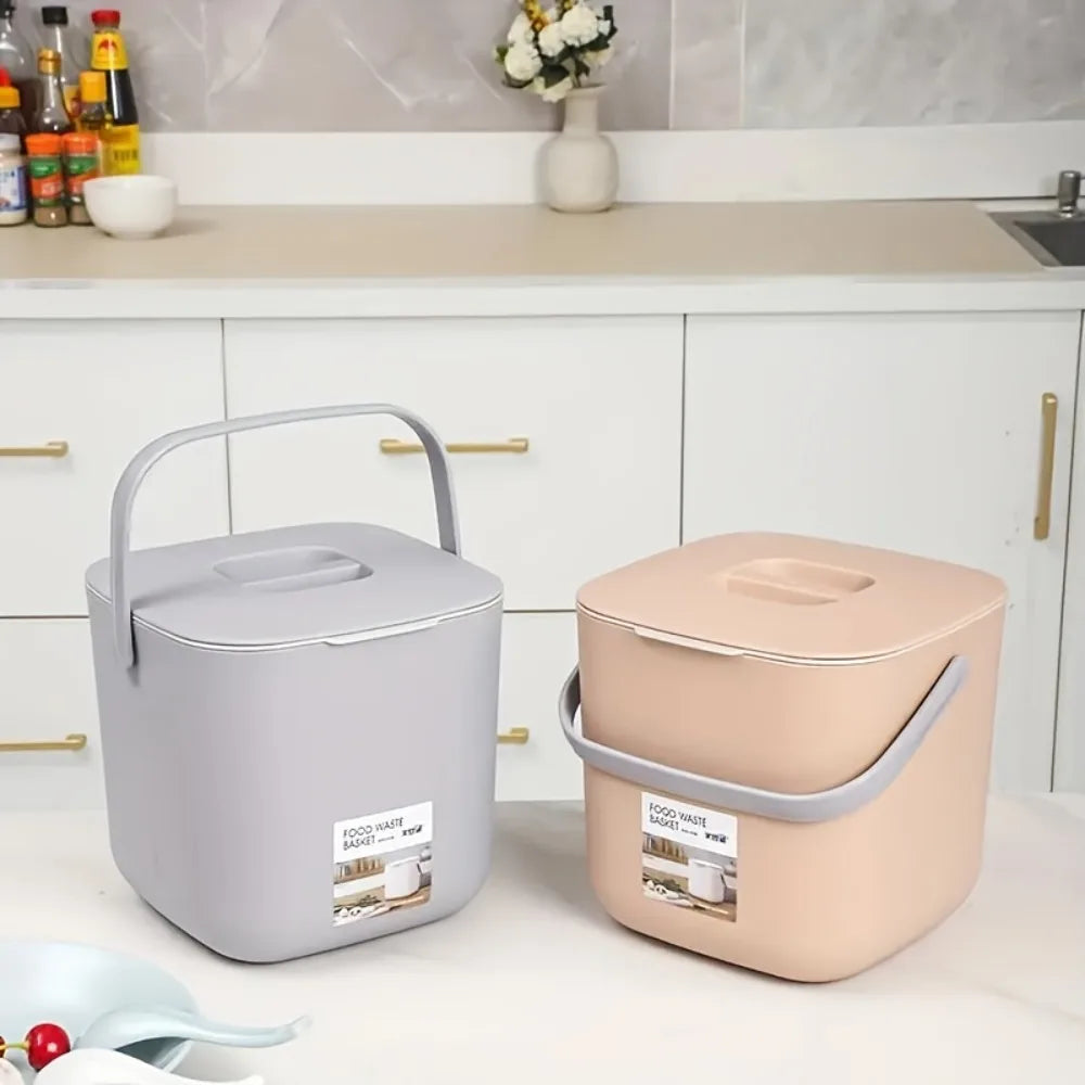 SWANS Portable Rectangular Waste Bin with Lid – Leak-Proof Lidded Waste Bin SWANS