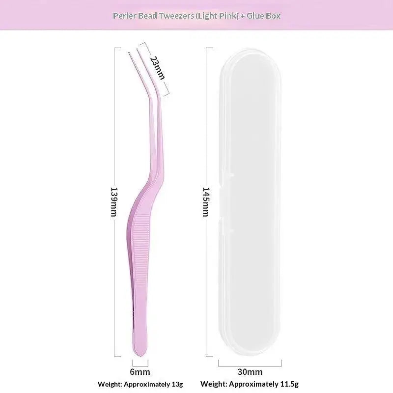 Stainless Steel Precision Bead Tweezers – Anti-Static DIY Tool Craft Tweezers SWANS A3