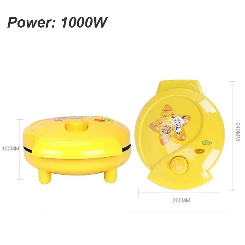 YTYIN Mini Bubble Waffle Maker 220V 1000W – Egg Cake Eggette Bubble Waffle Maker SWANS