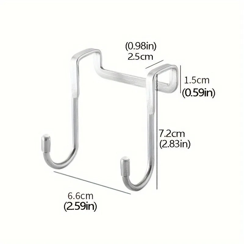 SWANS S-Hook Stainless Steel Door & Cabinet Organizer 1-3 Pack Storage Hook SWANS